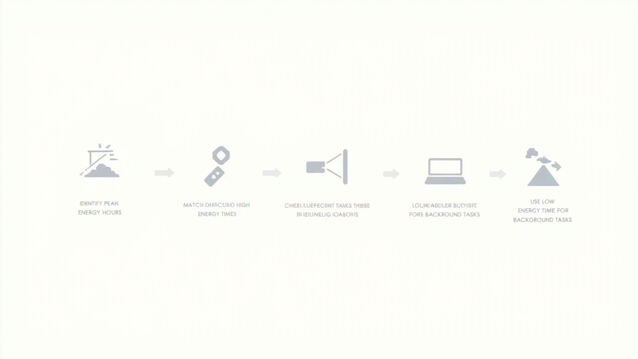 Daily energy curve chart showing typical ADHD energy peaks and troughs throughout the workday