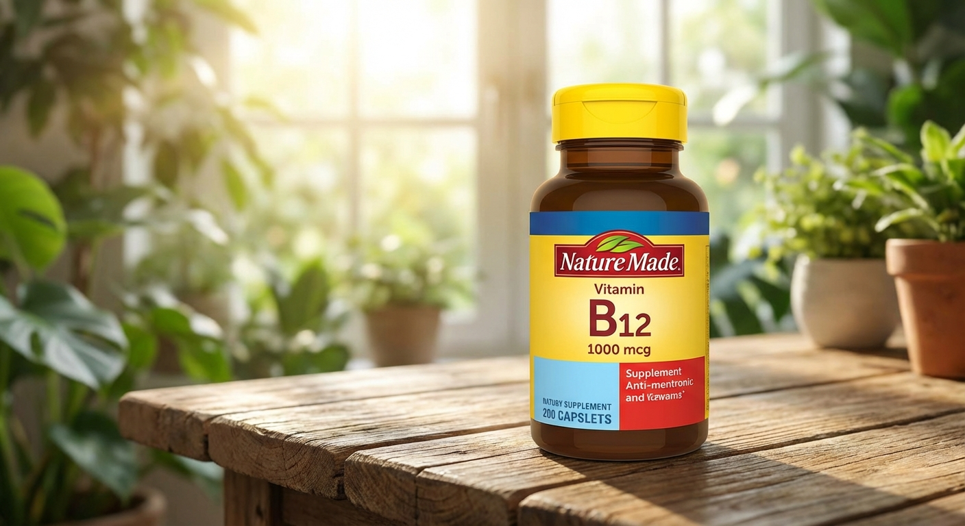Nature Made Vitamin B12 1000 mcg supplement bottle